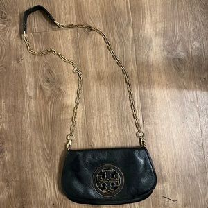 Black LeatherTory Burch purse